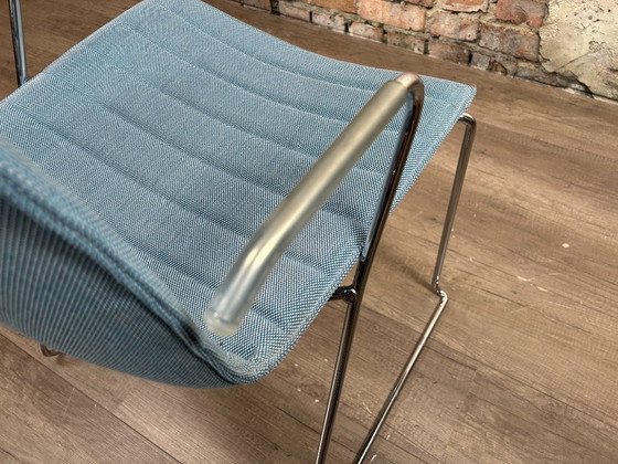 Image 1 of 6x Arper Catifa 46 blau mit Armlehne