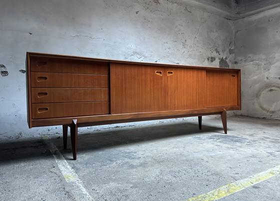 Image 1 of Vintage Oswald Vermaercke XL Sideboard V-Form Belgian design