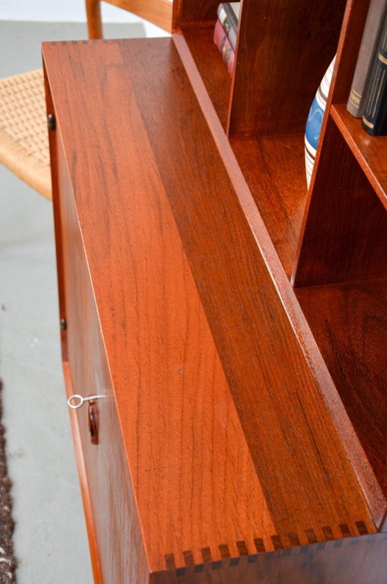 Image 1 of Midcentury Designer Cabinet Hvidt & Mølgaard Highboard Teak Sideboard Vintage 60s