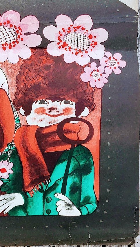 Image 1 of De trein naar het station Himmel Poster Kinderfilm Duitsland 