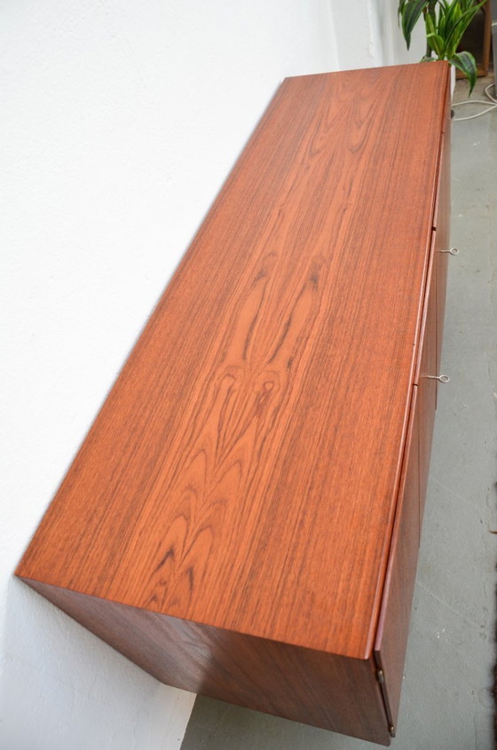 Image 1 of Børge Mogensen dressoir vintage teakhouten ladekast platenkast jaren 60