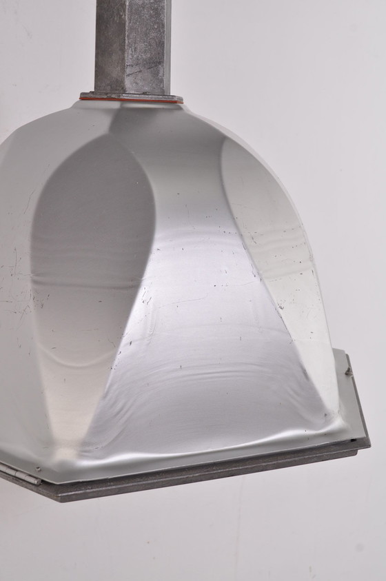 Image 1 of Lampe d'usine en aluminium, design industriel, années 1950