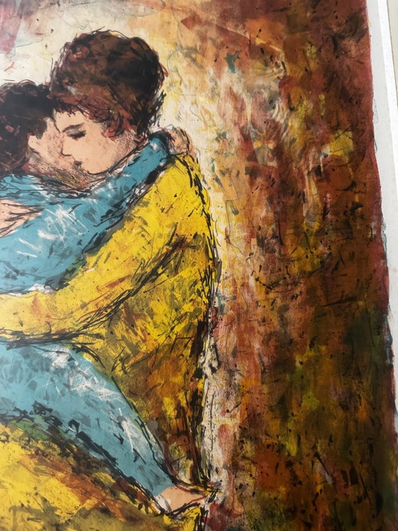 Bertoldot Taubert (1915–1974), Mutter und Kind, Lithografie, signiert EA 23/25, gerahmt (photo 10 of 14)