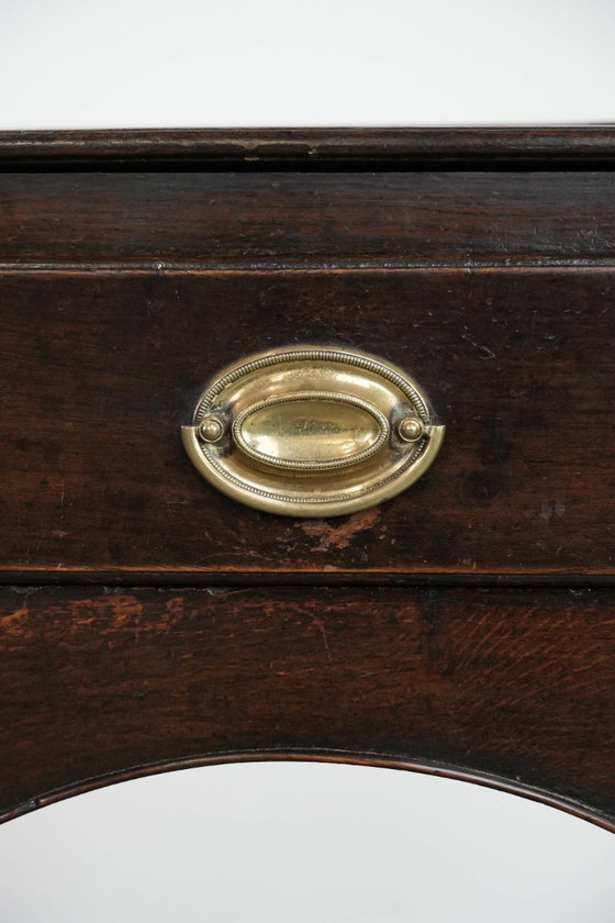 Image 1 of Antieke 18e eeuwse Engelse side table/dresser gemaakt van eikenhout 