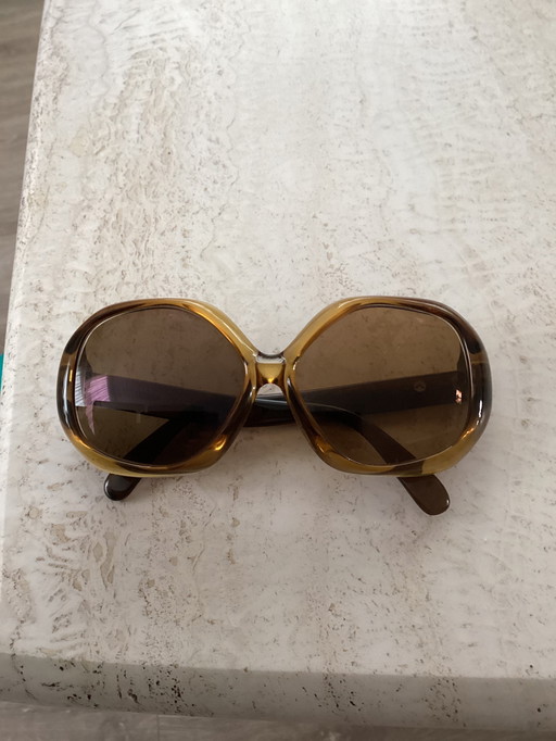 CHRISTIAN DIOR OVERSIZE zonnebril jaren '70
