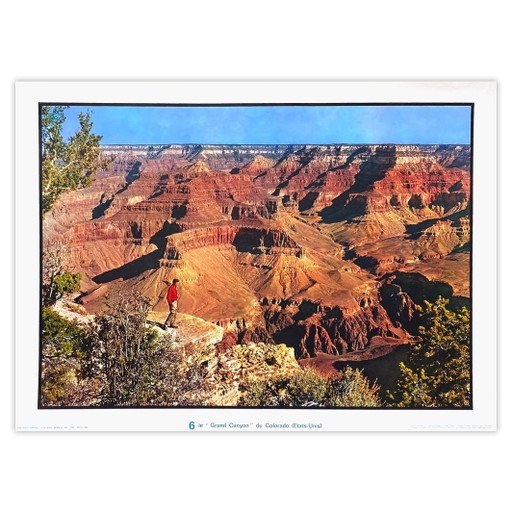 COLLECTIF - DRAEGER TOURISME Poster Documents Géographiques - 6 Le Grand Canyon – Paper