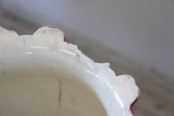 Image 1 of Vaso in ceramica Art Nouevau con colonna, Italia, inizio XX secolo