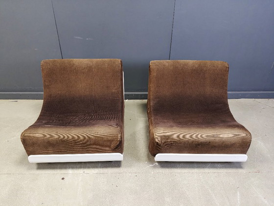 Image 1 of Fauteuils lounge Orbis de l'ère spatiale par Luigi Colani pour Cor, 1960