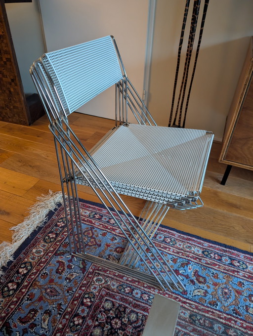 Niels Jorgen X Stoelen - 4 stuks - Hybodan Copenhagen design