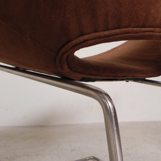 Image 1 of Set van 2 designstoelen in de stijl van Artifort, Leolux, Pierre Paulin