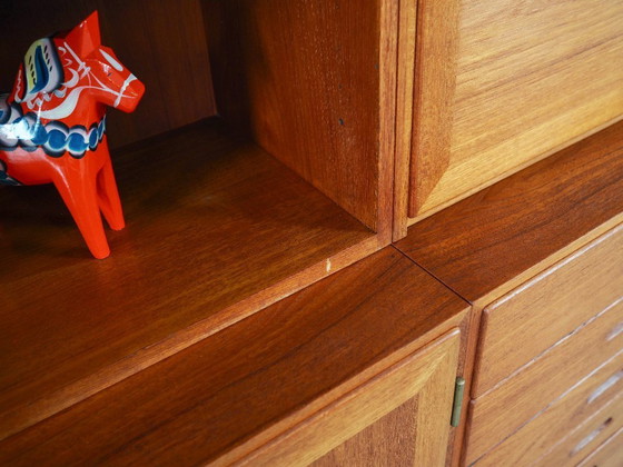 Image 1 of Set di librerie in teak, design danese, anni '70, designer: Kai Winding