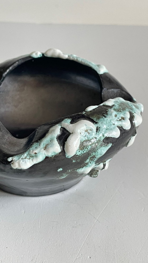 Image 1 of Cyclops Ceramic Ashtray Annecy France Vintage