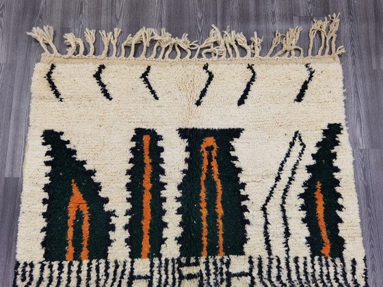 Alfombra de lana natural tejida a mano, artesanía tradicional, 2/3 m – Aime Té, Wool (photo 4 of 5)