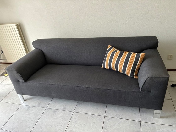 Pode Edit 2,5 + 3 Sitzer Kombination, 2 Sitzer Sofas, Stoff, Metall, Grau, Modern (Foto 3 von 6)