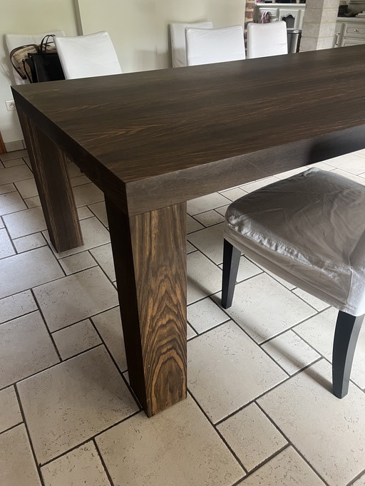 Table à dîner en chêne des Marais