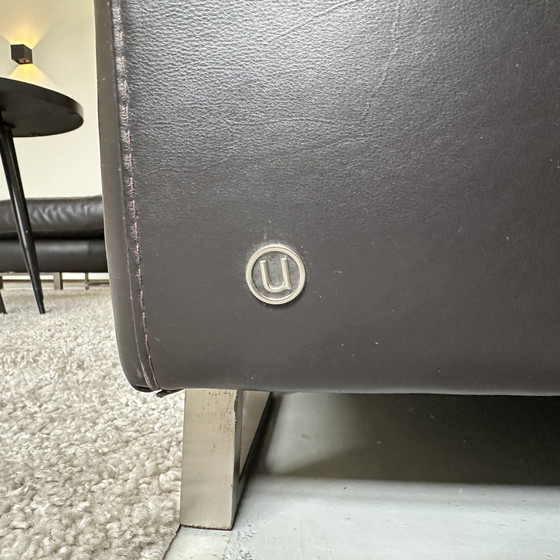 Image 1 of Natuzzi hoekbank leer