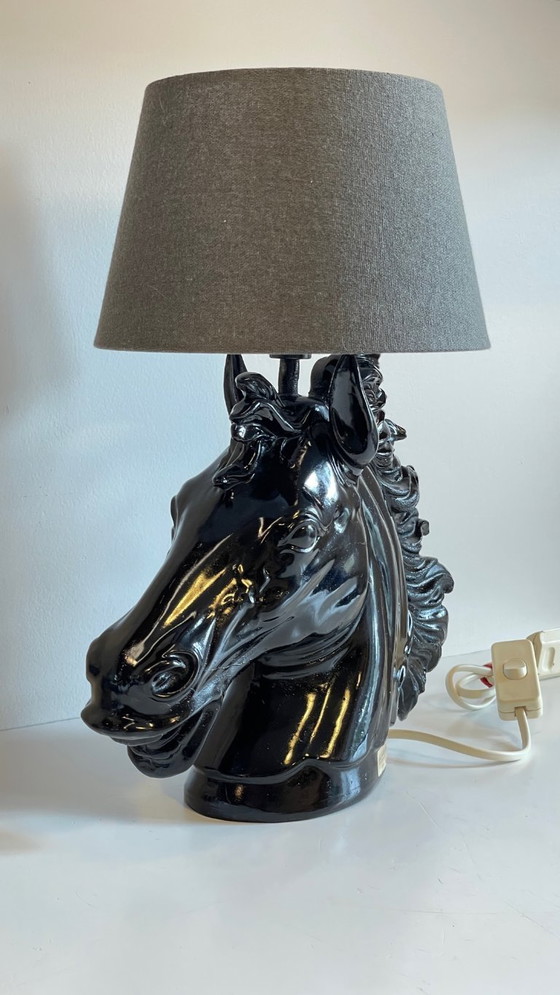 Image 1 of 80s horse lamp by Codico Strasbourg