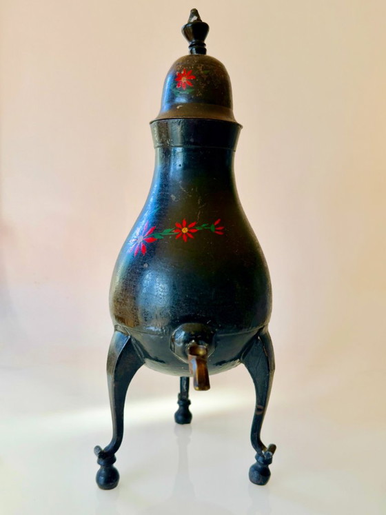 Biedermeier Tap Pot (1830-1850), Decorative Objects, Metal, Black (photo 5 of 5)
