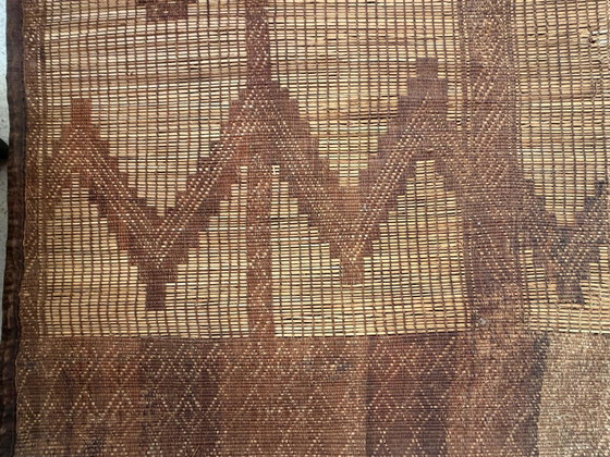 Tappeto Tuareg in pelle, canna e rattan, grande – Tappeti, Bamboo, Leather (photo 6 of 13)