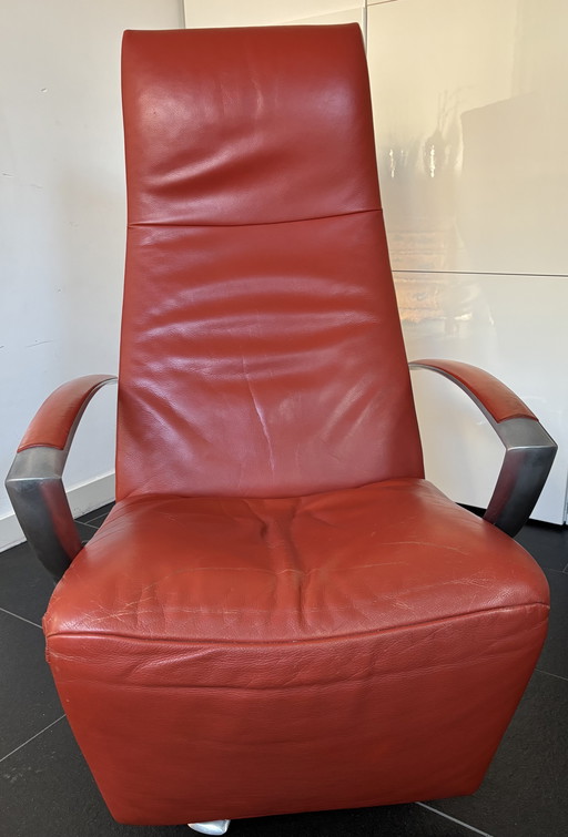 Jori stoel koraalrood