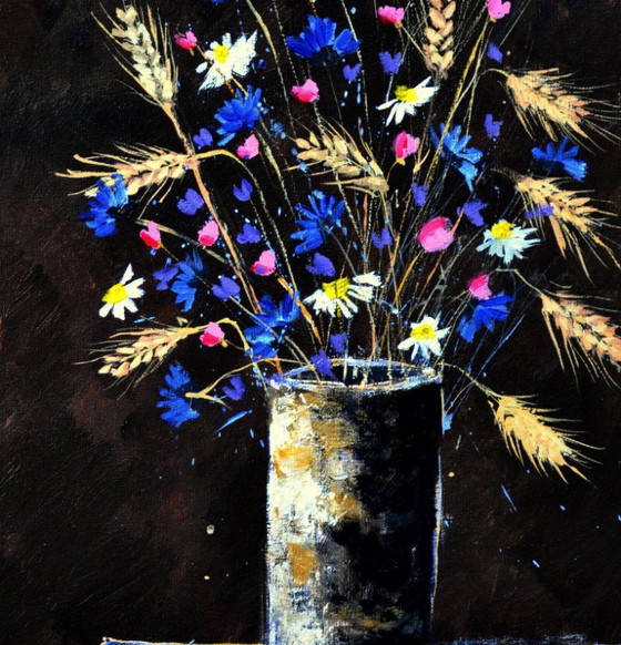 Wild Flowers Still Life – Paintings & Drawings, Canvas (photo 3 of 5)