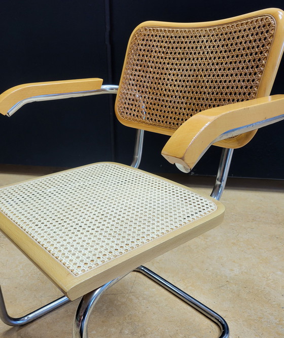 Image 1 of Vintage Cesca Dining Chairs By Marcel Breuer, Italy 1980