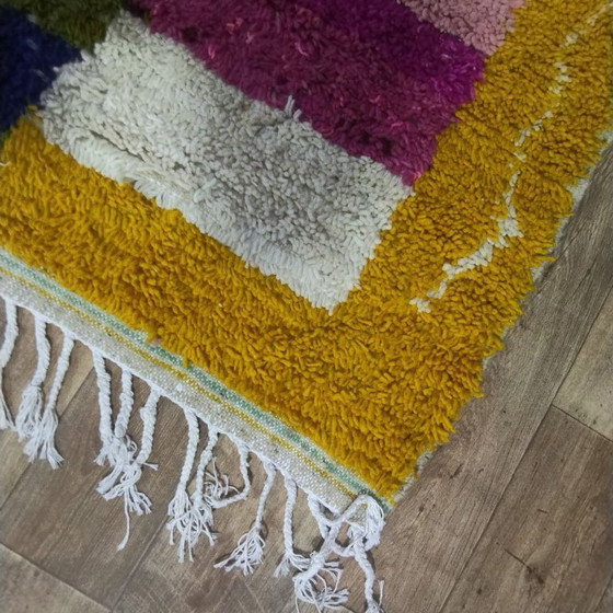 Image 1 of Colorful Abstract Moroccan Rug – Colorful Abstract Moroccan Berber Carpet | 300 × 213 cm