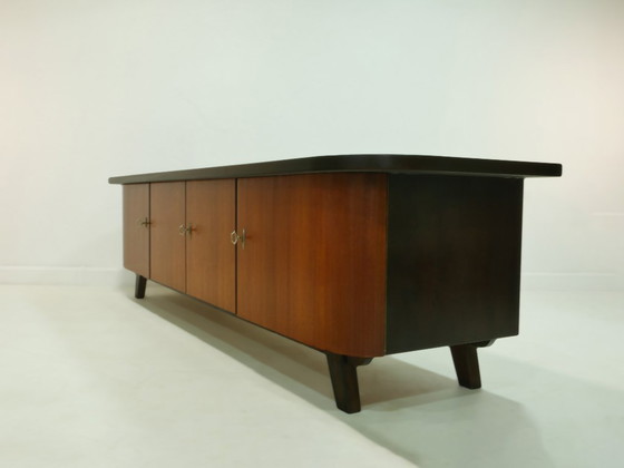 Image 1 of Vintage 210 cm lowboard from the 1960s, Mid Century sideboard, TV board