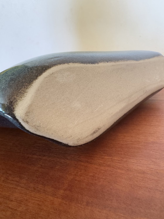 Image 1 of Vintage Blue Ceramic Vase