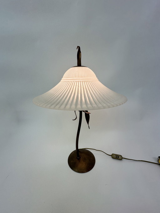 Massive Belgium table lamp post modern Memphis style 1980s