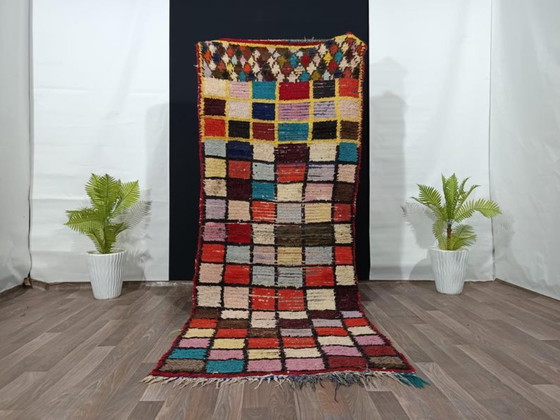 Image 1 of Mehrfarbige Berberteppiche aus Leinen, 250 cm x 100 cm