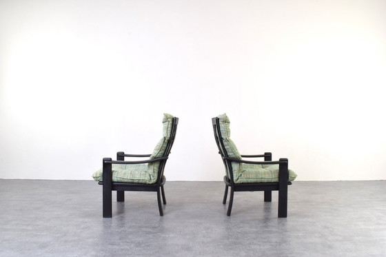 Image 1 of Deense loungestoelen en salontafel uit het midden van de vorige eeuw, jaren 70.