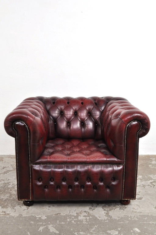 Vintage Chesterfield Sessel