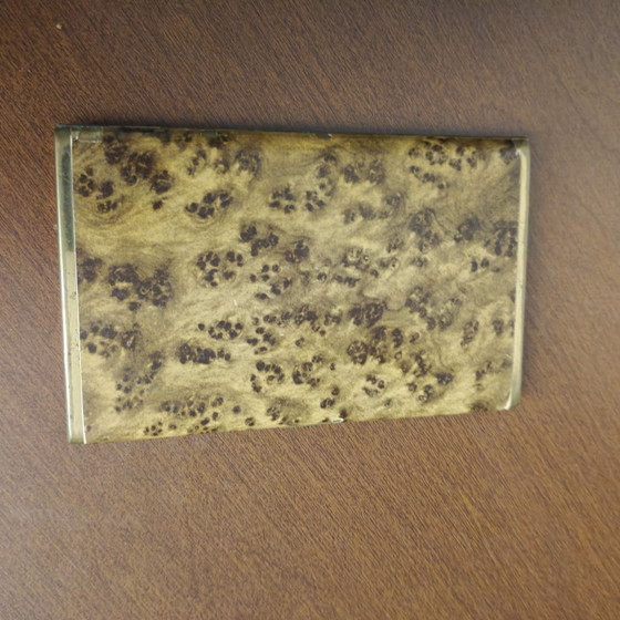 Vintage Faux Tortoiseshell Cigarette Case – Art Deco Style – 15 × 9 Cm – Gifts, Other (photo 6 of 7)