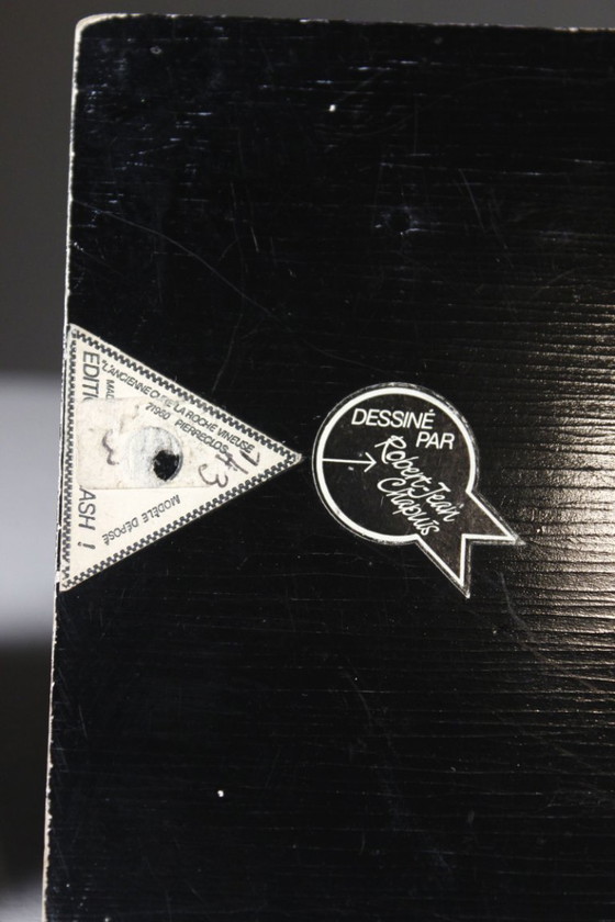 Image 1 of Postmoderne Bauhaus-Skulpturen von Robert Jean Chapuis SPLASH 1980er Jahre