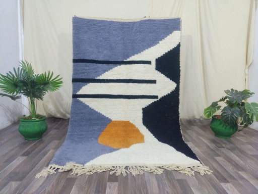 Traditionelle marokkanische Teppiche in Leinenoptik, 250 cm x 150 cm