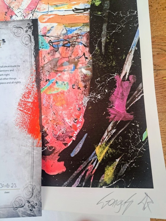 Image 1 of GONGAS - You belong to me - Lithographie d'artiste encadrée