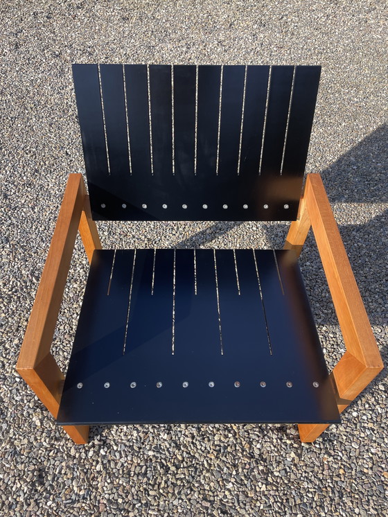 Image 1 of Slit Chair - Bernt Petersen voor Carl Hansen Denemarken.