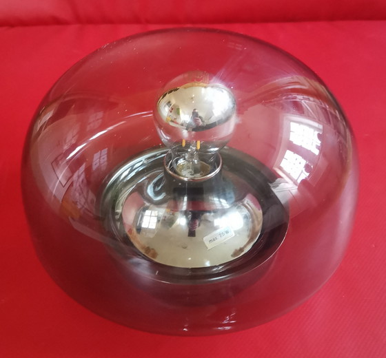 Image 1 of Lámpara de pared estilo era espacial de los años 70 de Glashütte Limburg.