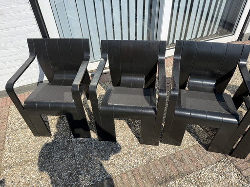 5 Gijs Bakker stoelen. Opknappers