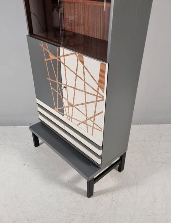 Meuble bar vintage en hêtre, années 1970 – Vaisseliers, Wood (photo 5 of 11)