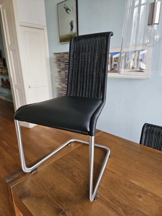 Image 1 of 4x Tecta B20 black with cushion