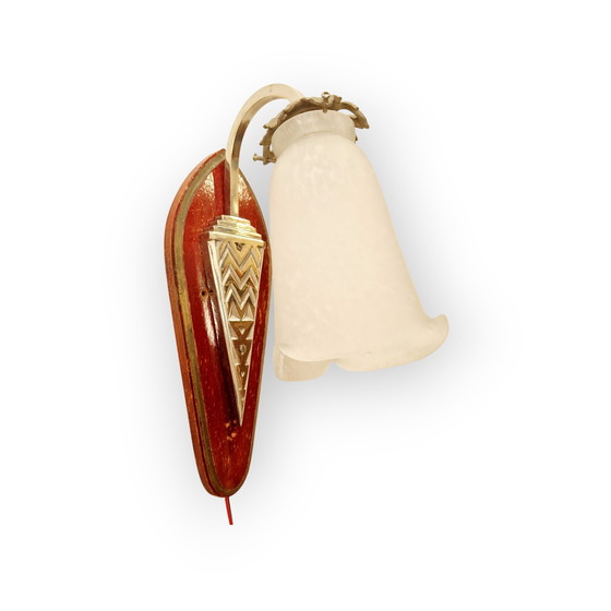 Image 1 of Art Nouveau wall lamp - Müller Frères - 1920