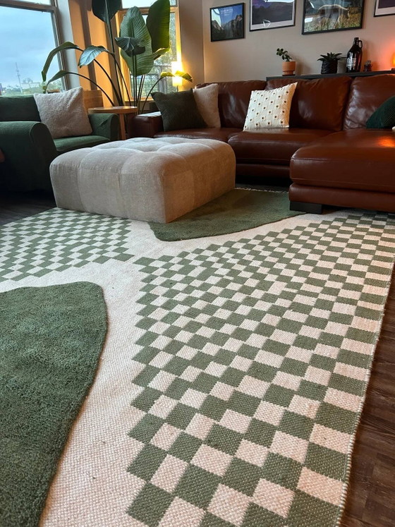 Rug measuring 230x140cm in wool. – Rugs & carpets, Cotton (photo 6 of 7)