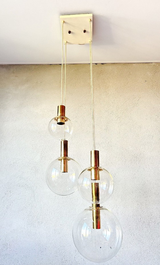 Vintage Glashütte Limburg Cascade Lamp – Pendant lamps, Metal (photo 14 of 15)