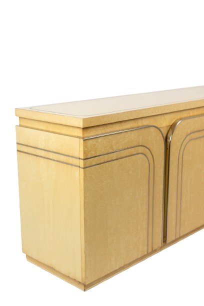 Image 1 of Aparador de madera de abedul de cuatro puertas, década de 1970