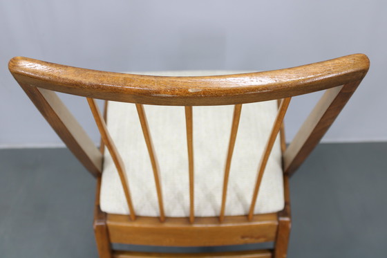 Image 1 of 1970 Ensemble de quatre chaises de salle à manger en hêtre, Allemagne de l'Ouest