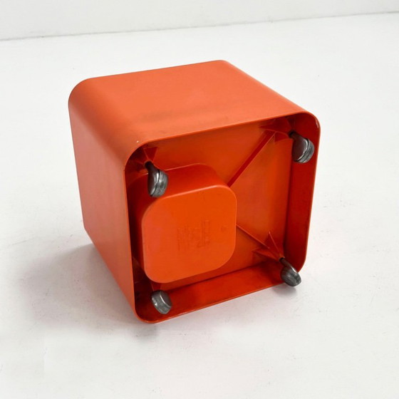 Image 1 of Orange Dime Planter on Wheels by Marcello Siard for Longato, 1970s