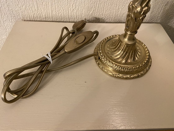 Image 1 of Bronzen tafellamp in Lodewijk XVI-stijl