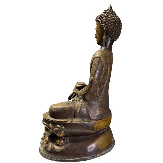 Shakyamuni Buddha - Qualità museale - 59cm molto unico – Sculture (photo 7 of 10)